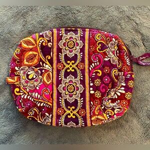 Vera Bradley Multicolored Paisley Bag Waterproof Liner Cosmetic Bag Purse